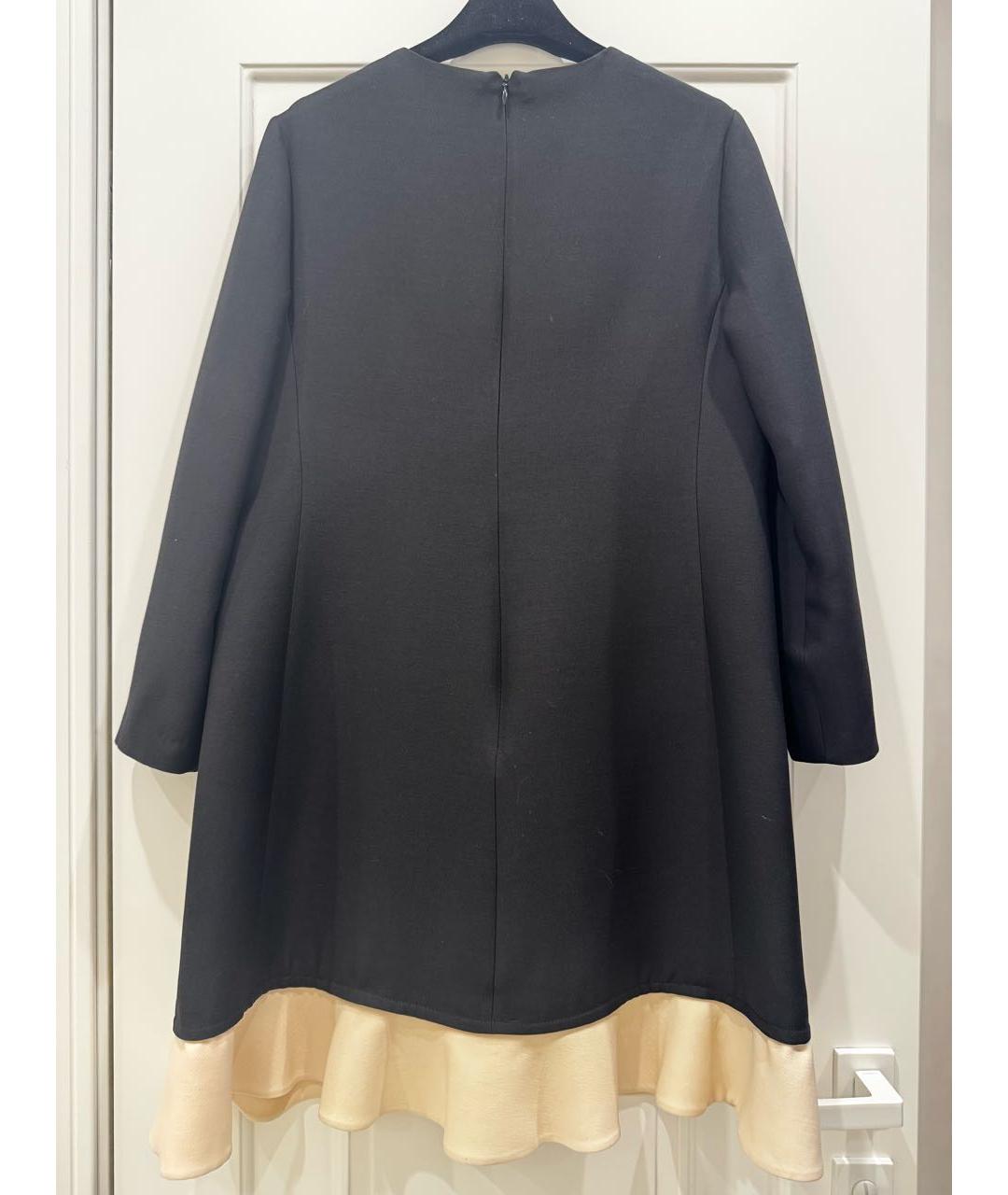 VALENTINO Черное шелковое вечернее платье, фото 2