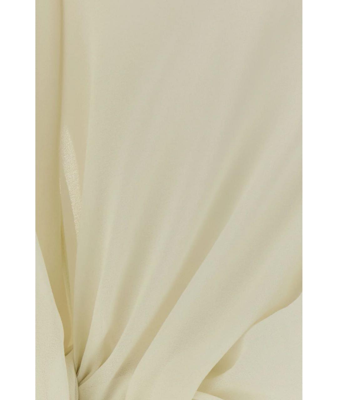 ALAIA Белая вискозная блузы, фото 5