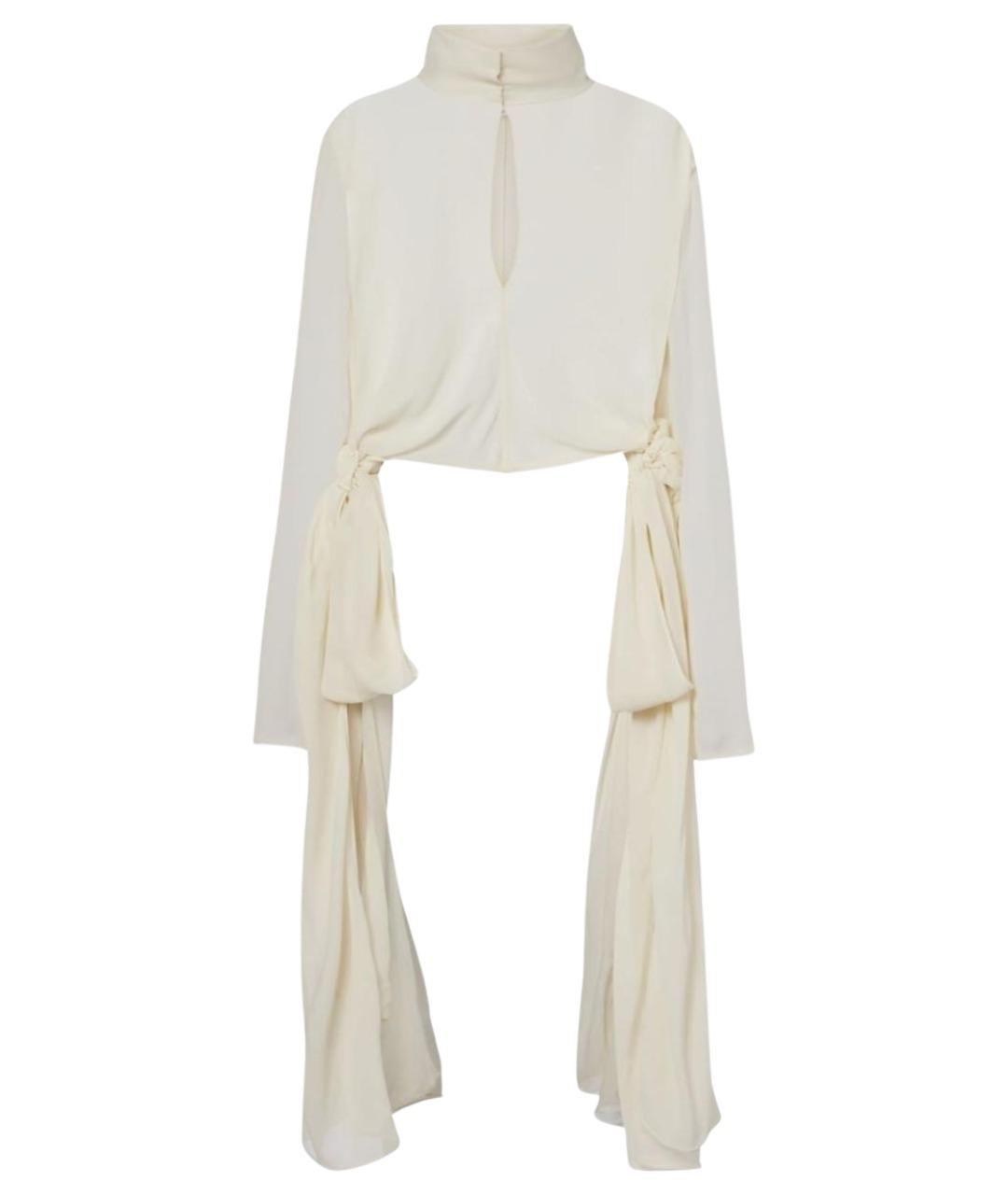 ALAIA Белая вискозная блузы, фото 1