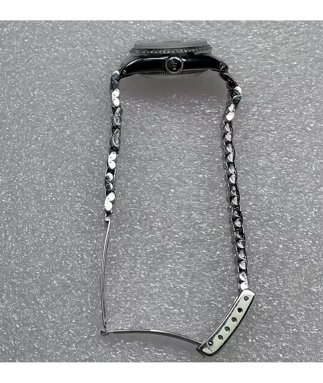 ROLEX Розовые металлические часы, фото 5