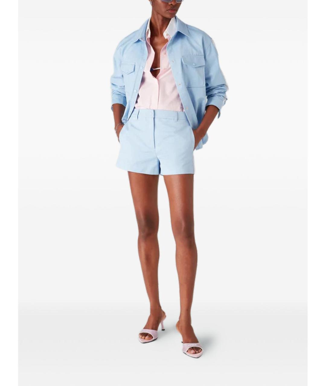 CASABLANCA Синяя хлопковая рубашка, фото 4