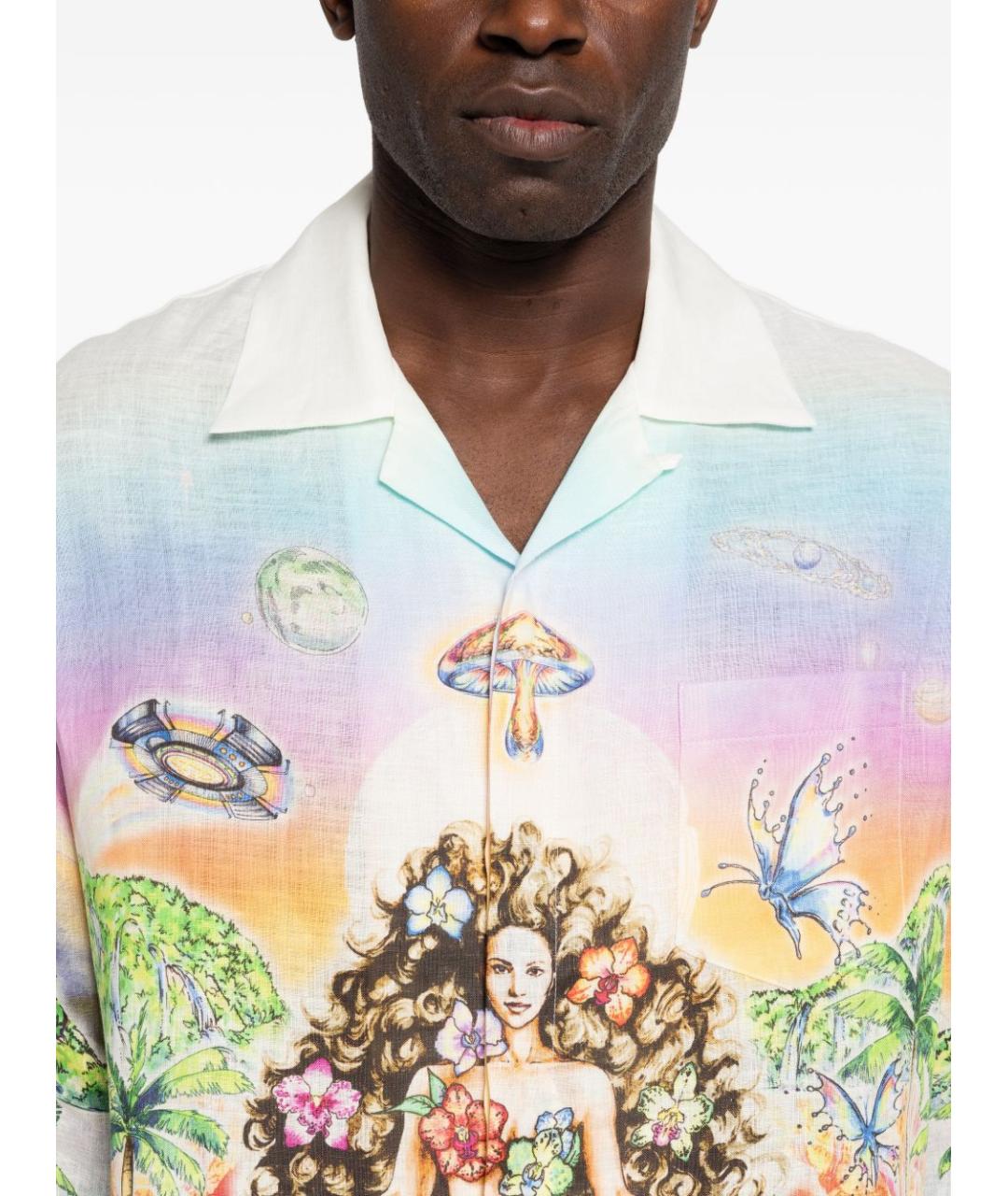 CASABLANCA Мульти шелковая кэжуал рубашка, фото 4