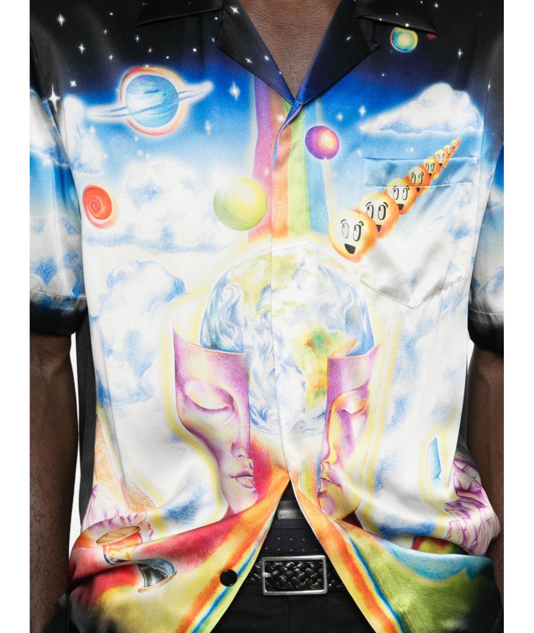 CASABLANCA Мульти шелковая кэжуал рубашка, фото 2