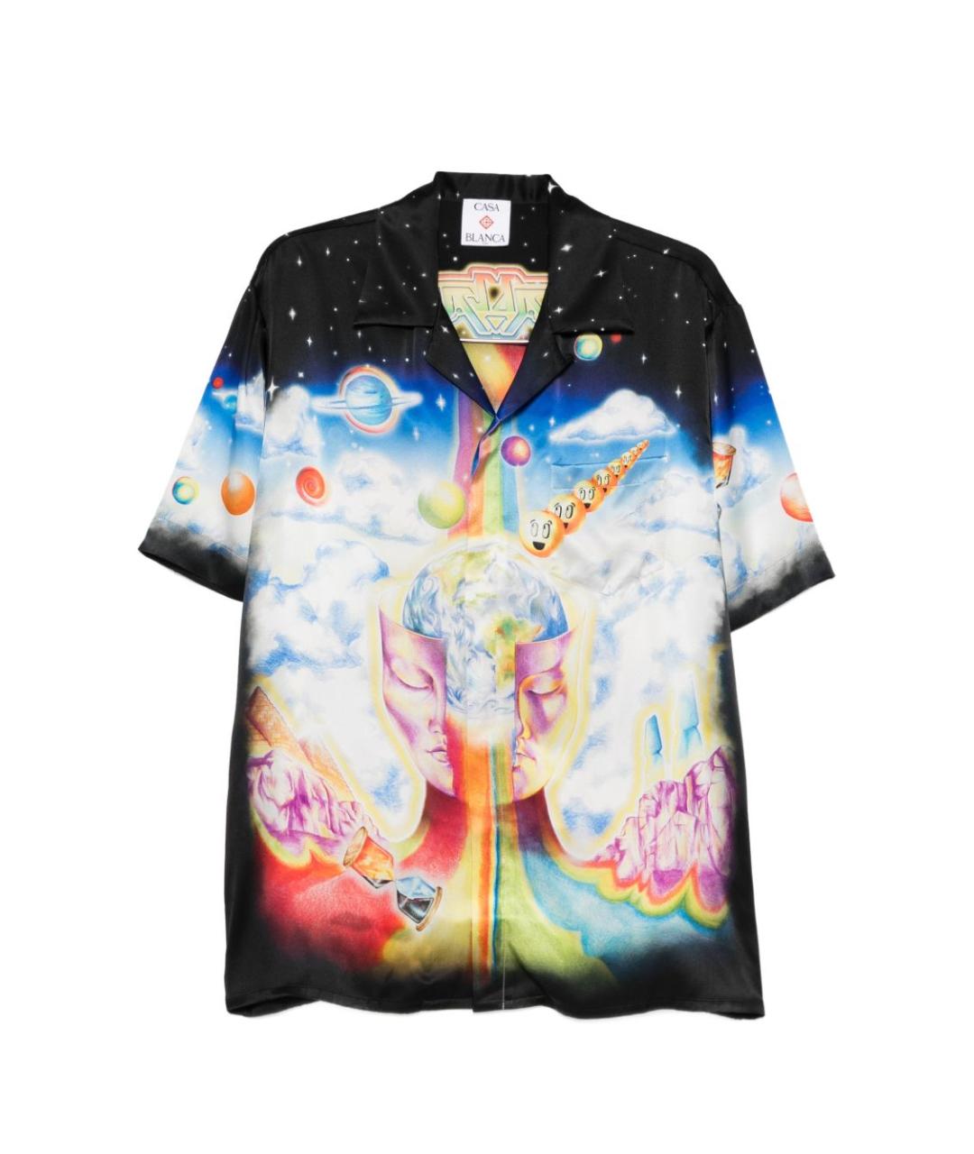 CASABLANCA Мульти шелковая кэжуал рубашка, фото 1