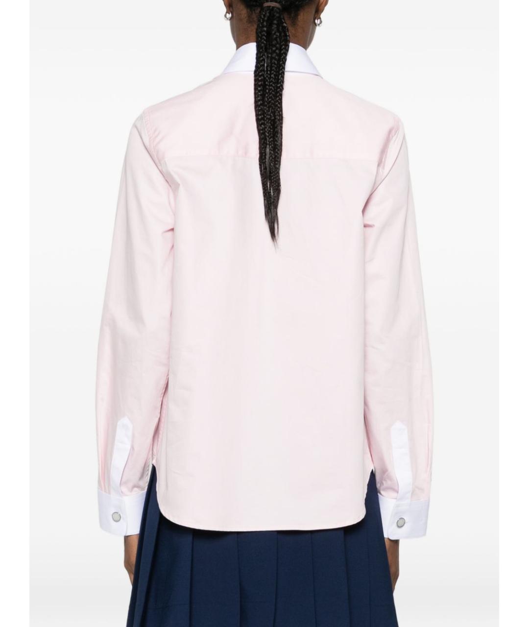 CASABLANCA Розовая хлопковая рубашка, фото 5