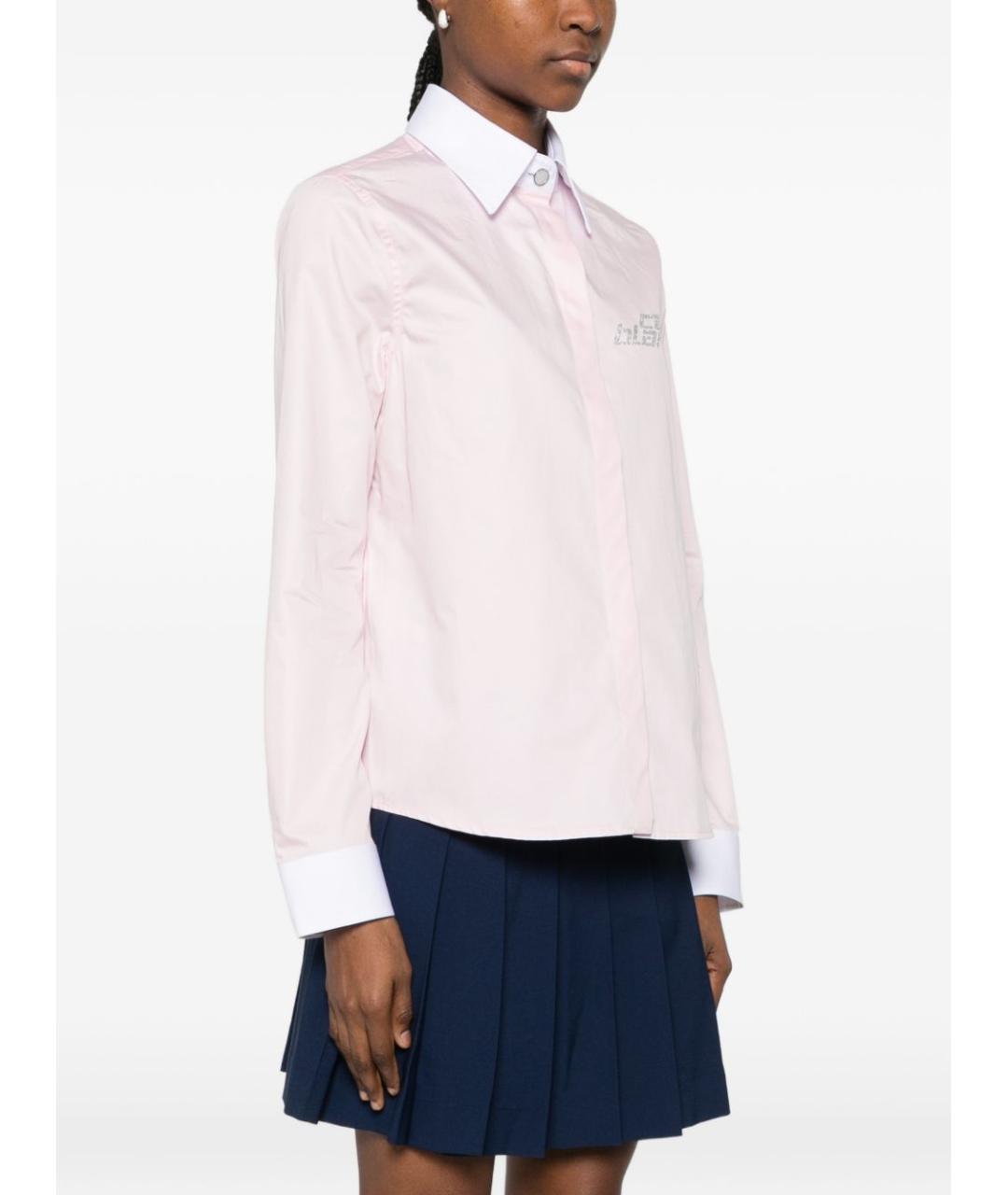 CASABLANCA Розовая хлопковая рубашка, фото 2