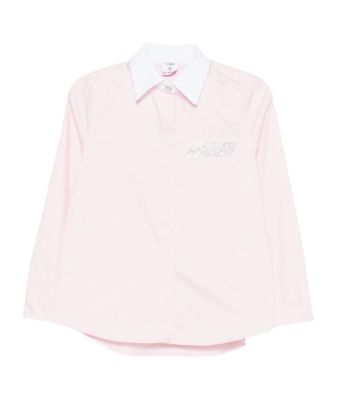 CASABLANCA Розовая хлопковая рубашка, фото 1