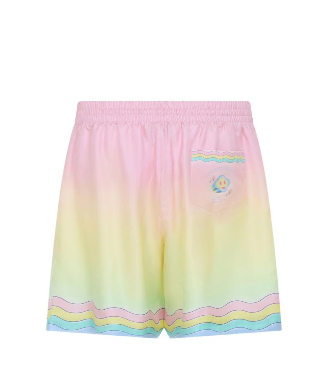 CASABLANCA Мульти шелковые шорты, фото 4