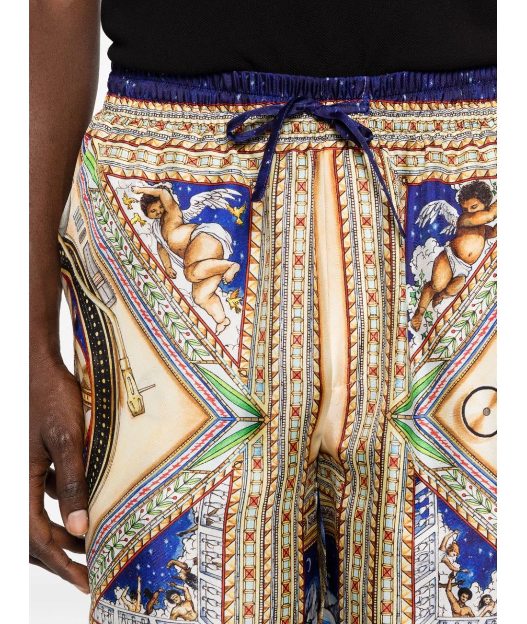CASABLANCA Мульти шелковые шорты, фото 3