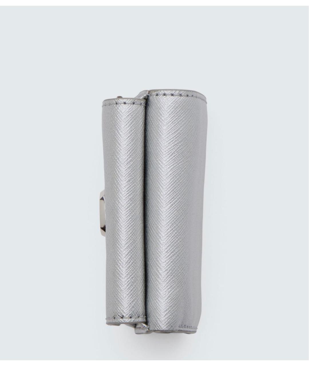 MARC JACOBS Серебрянный кожаный кошелек, фото 3