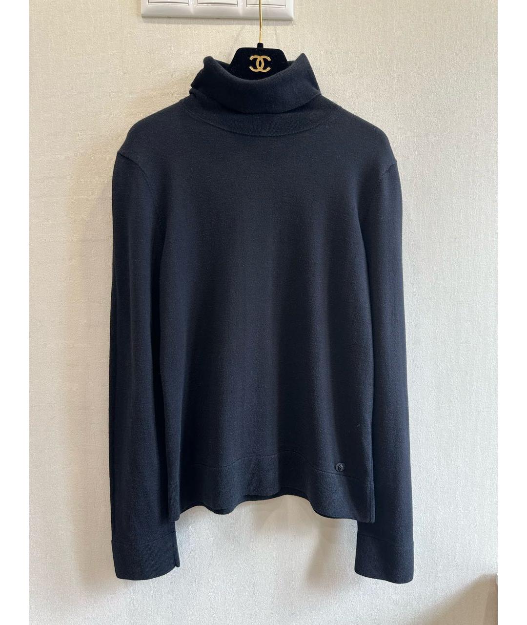 CHANEL Черная водолазка, фото 4