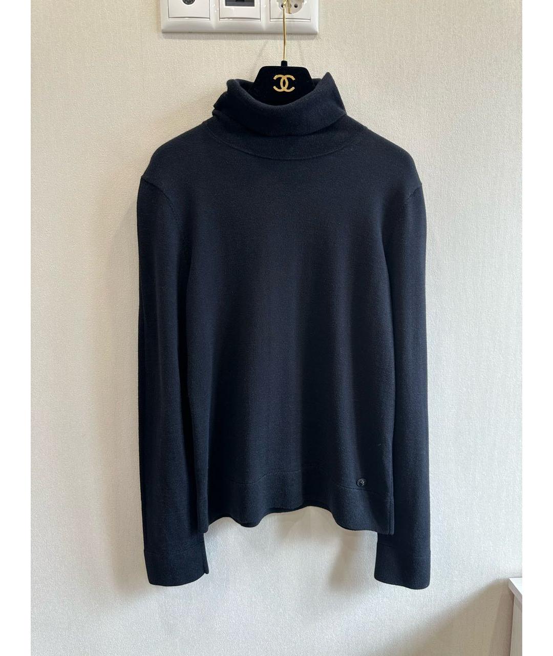 CHANEL Черная водолазка, фото 5