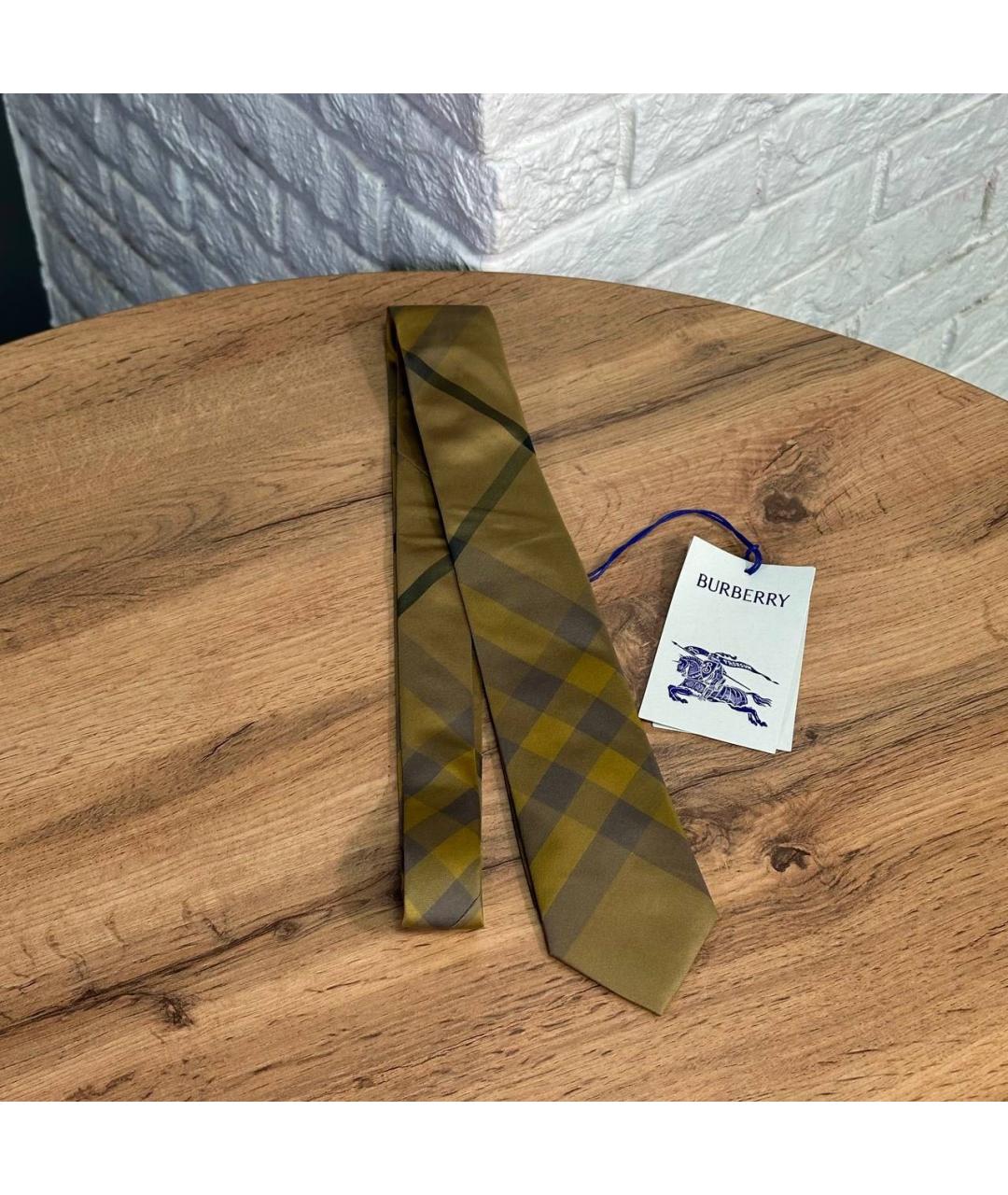 BURBERRY Мульти шелковый галстук, фото 4