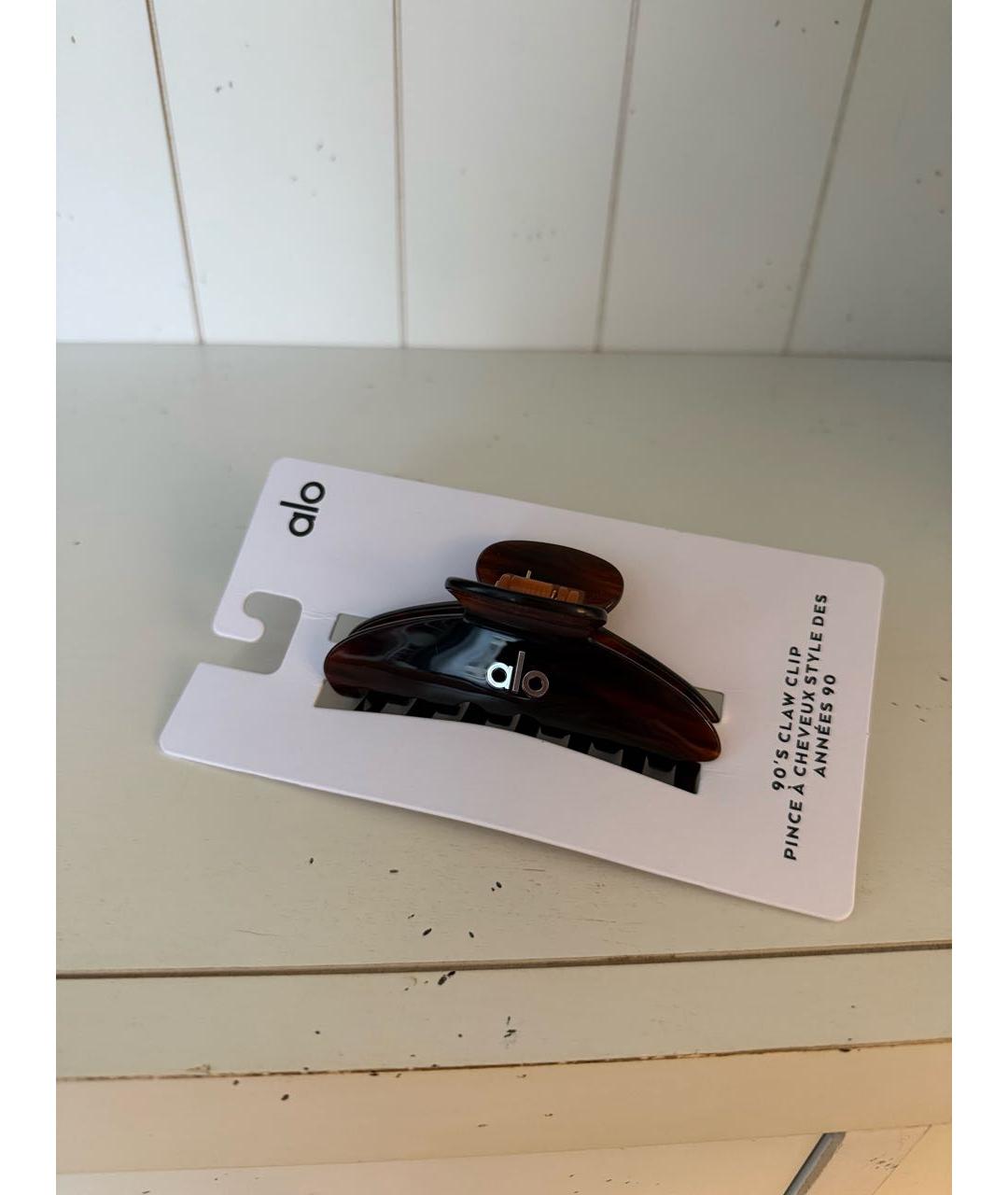 ALO YOGA Коричневая заколка, фото 4