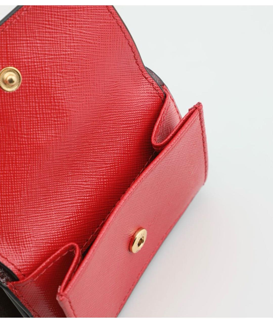 MARC JACOBS Красный кожаный кошелек, фото 4