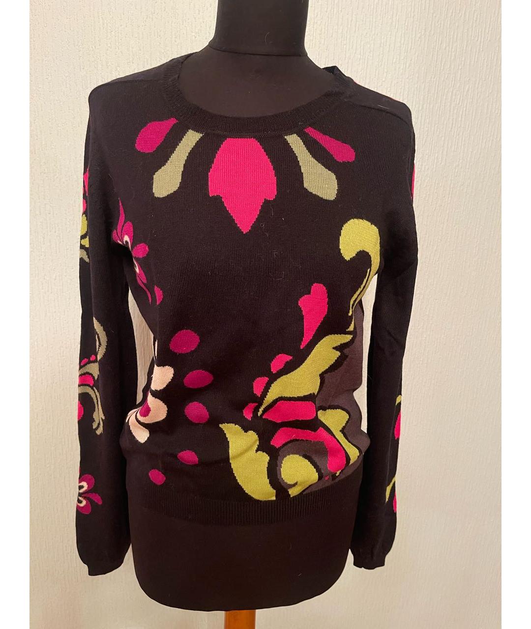 KENZO Черный хлопковый джемпер / свитер, фото 3