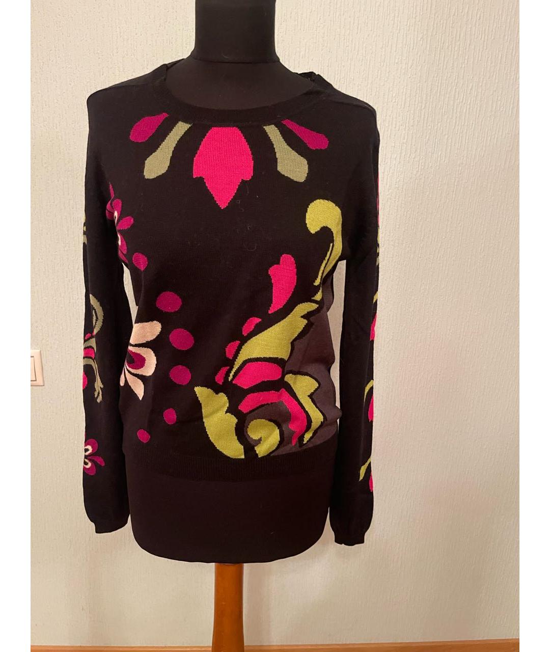 KENZO Черный хлопковый джемпер / свитер, фото 2