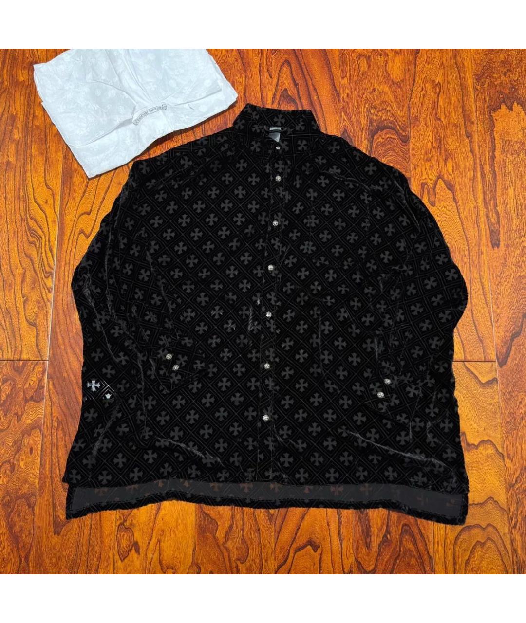 CHROME HEARTS Черная кэжуал рубашка, фото 6