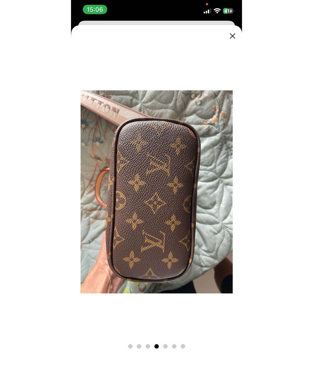 LOUIS VUITTON Коричневая сумка через плечо, фото 2