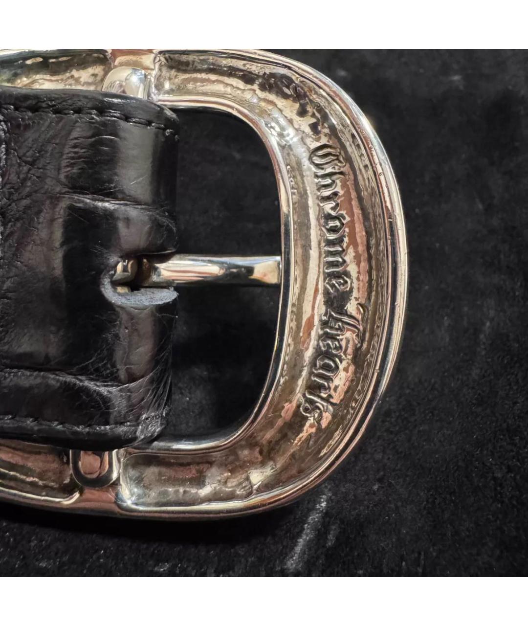 CHROME HEARTS Черный ремень, фото 4