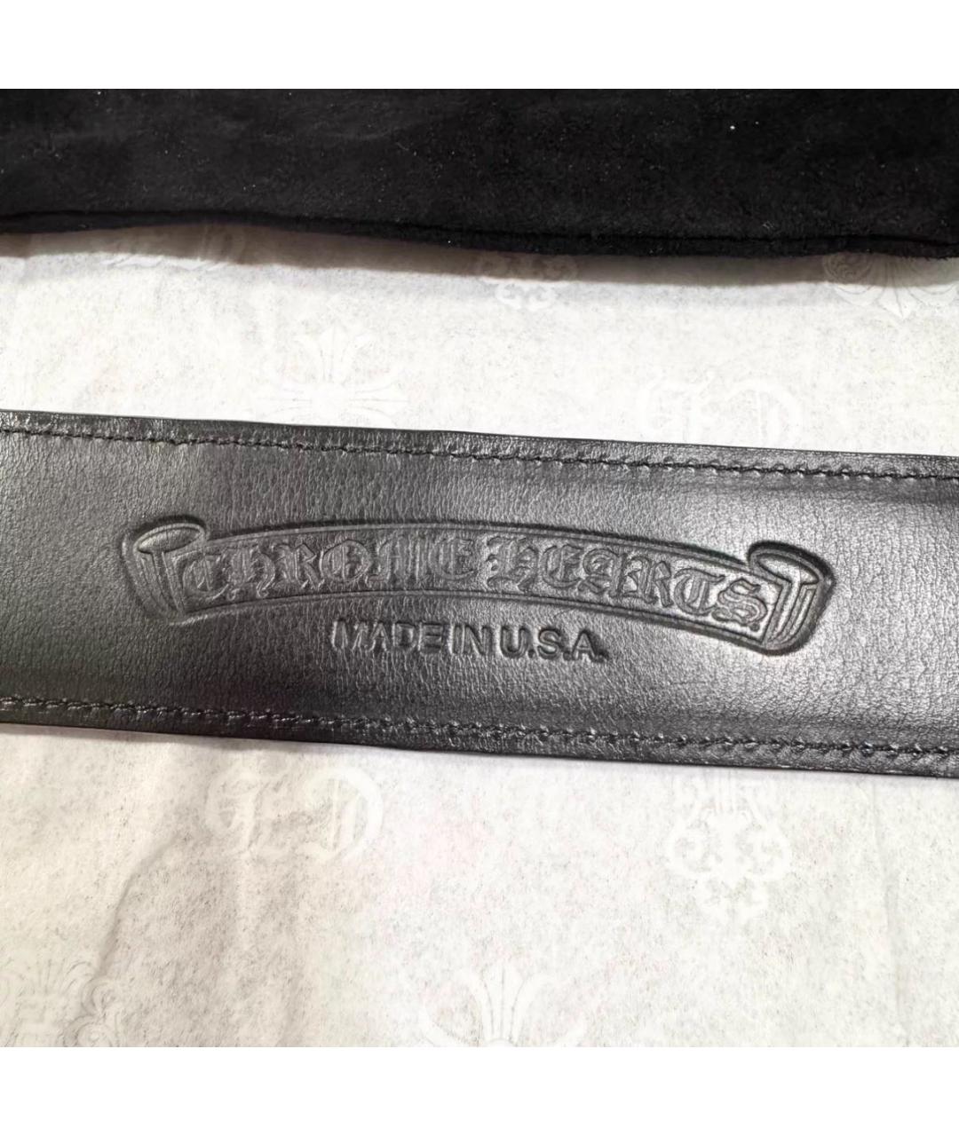 CHROME HEARTS Черный ремень, фото 5