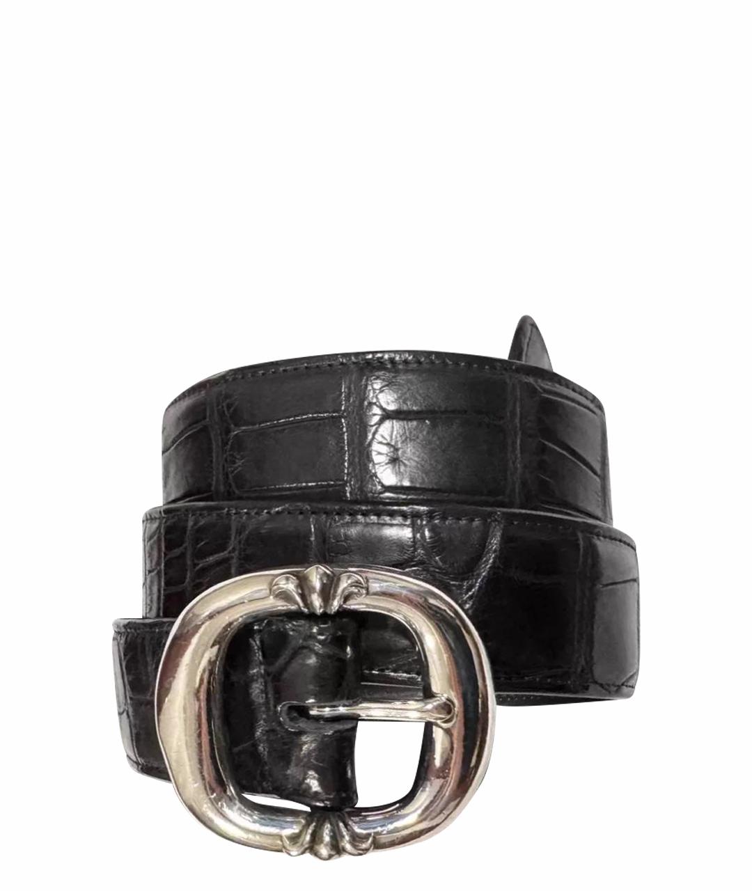 CHROME HEARTS Черный ремень, фото 1