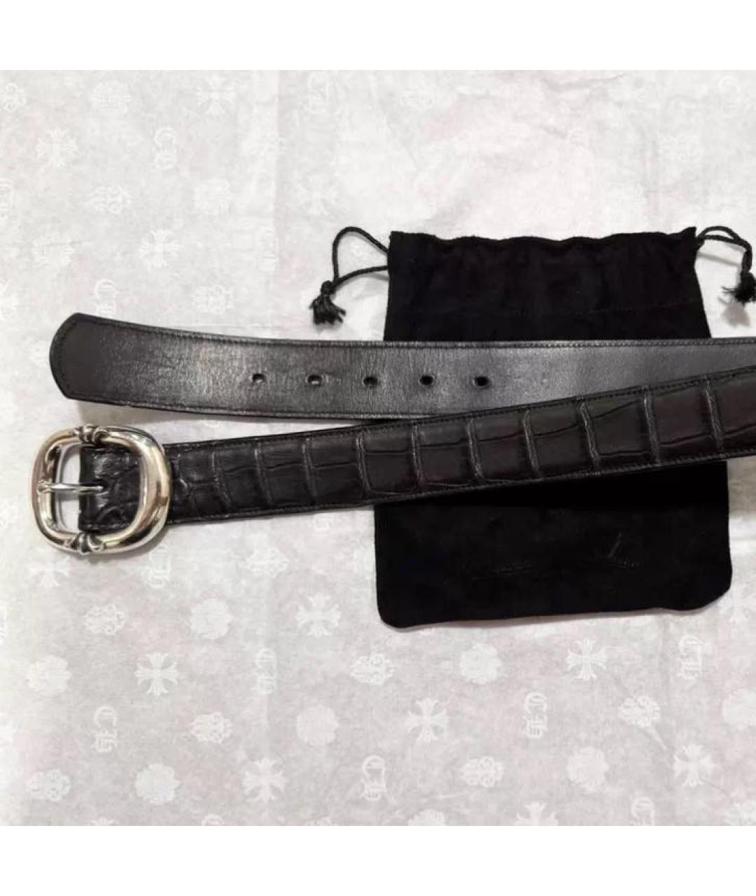 CHROME HEARTS Черный ремень, фото 6