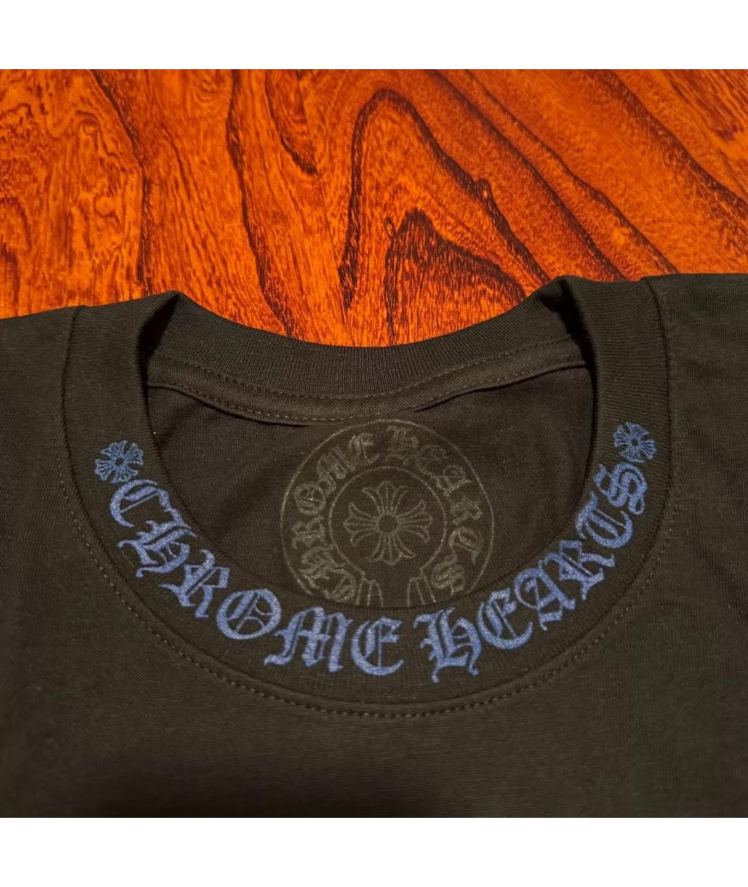 CHROME HEARTS Черная футболка, фото 4