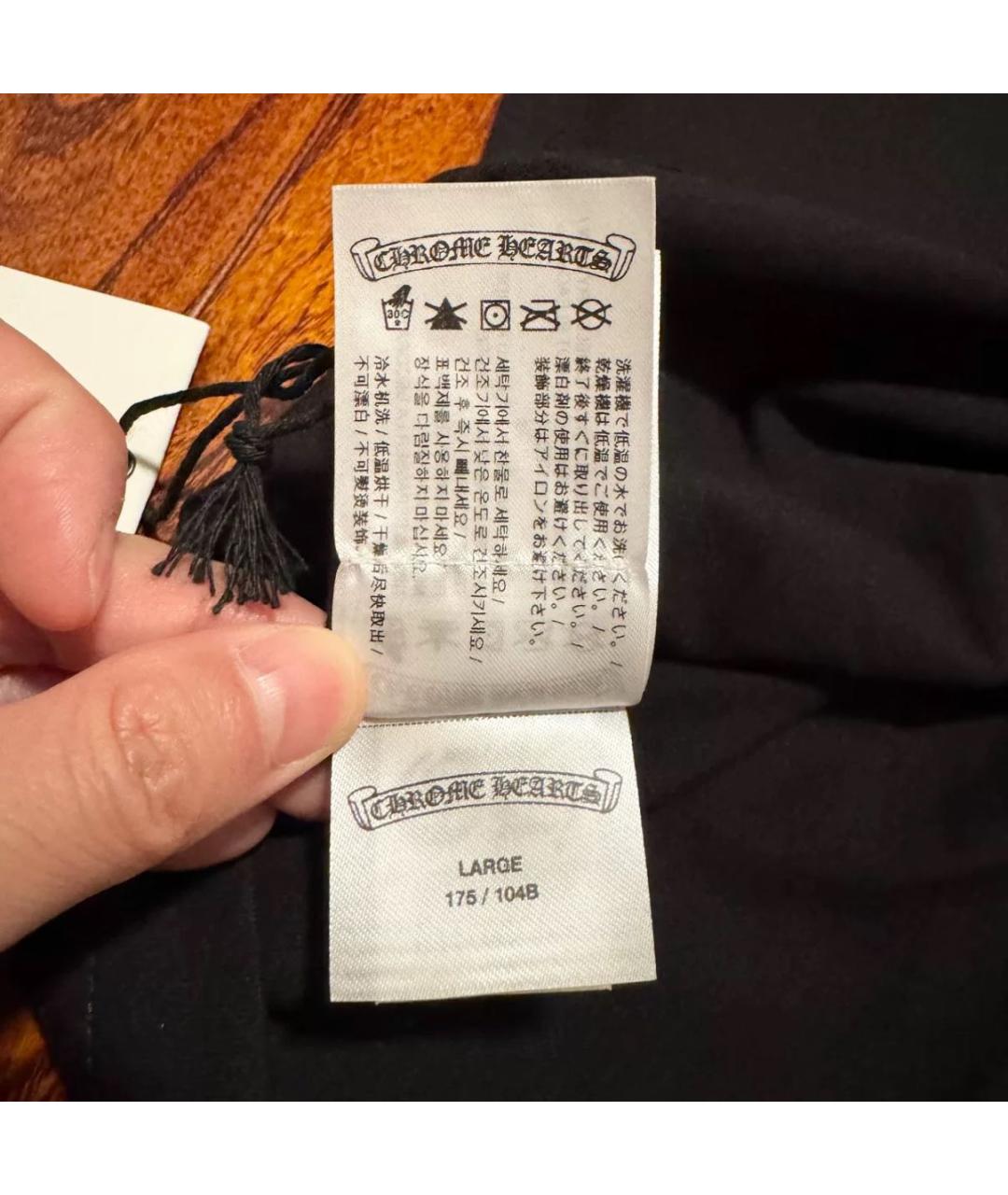 CHROME HEARTS Черная футболка, фото 6