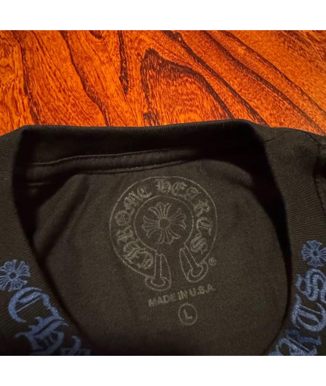 CHROME HEARTS Черная футболка, фото 3