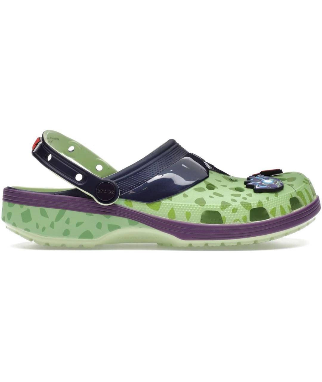 CROCS Зеленые резиновые шлепанцы, фото 7