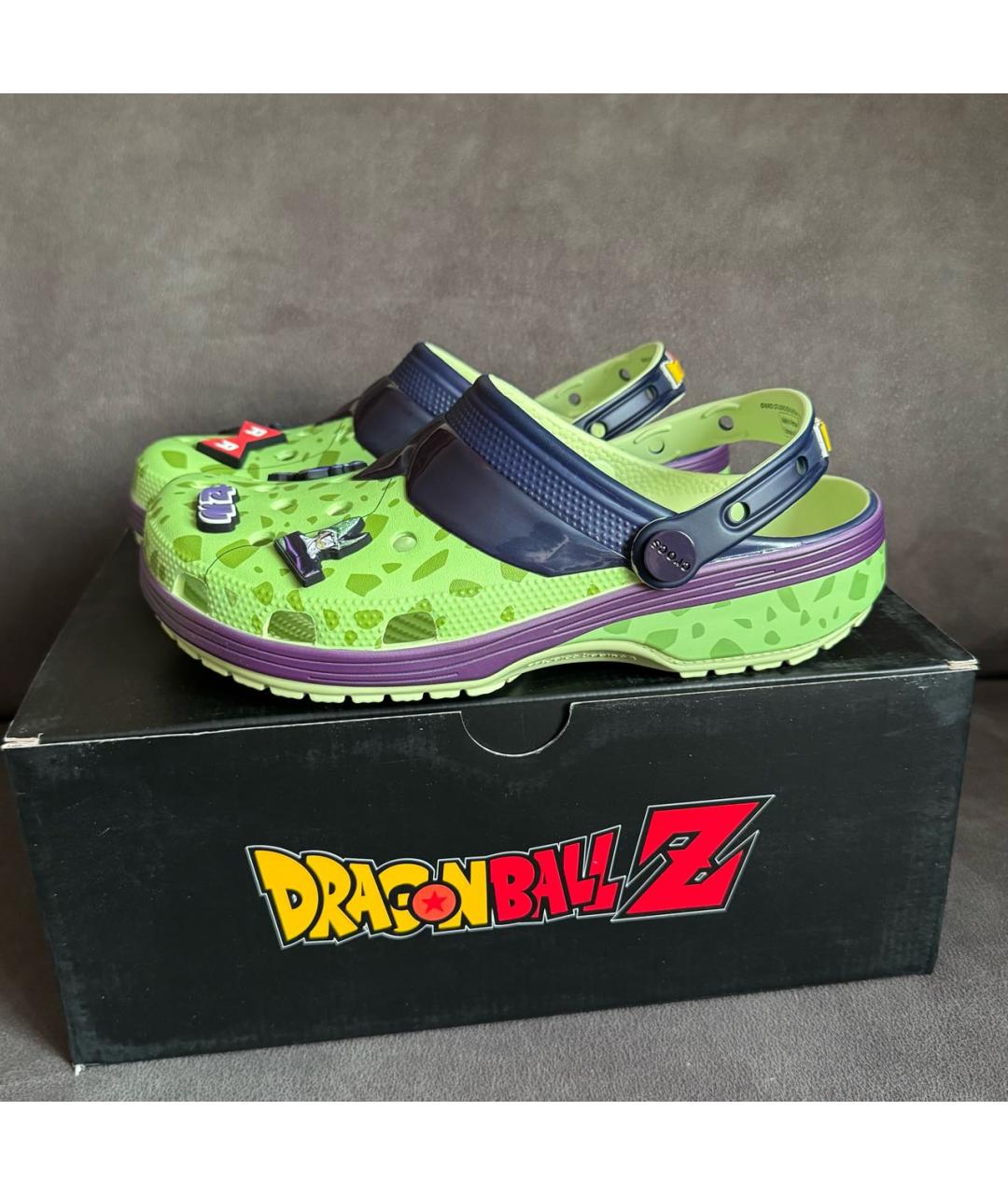 CROCS Зеленые резиновые шлепанцы, фото 4