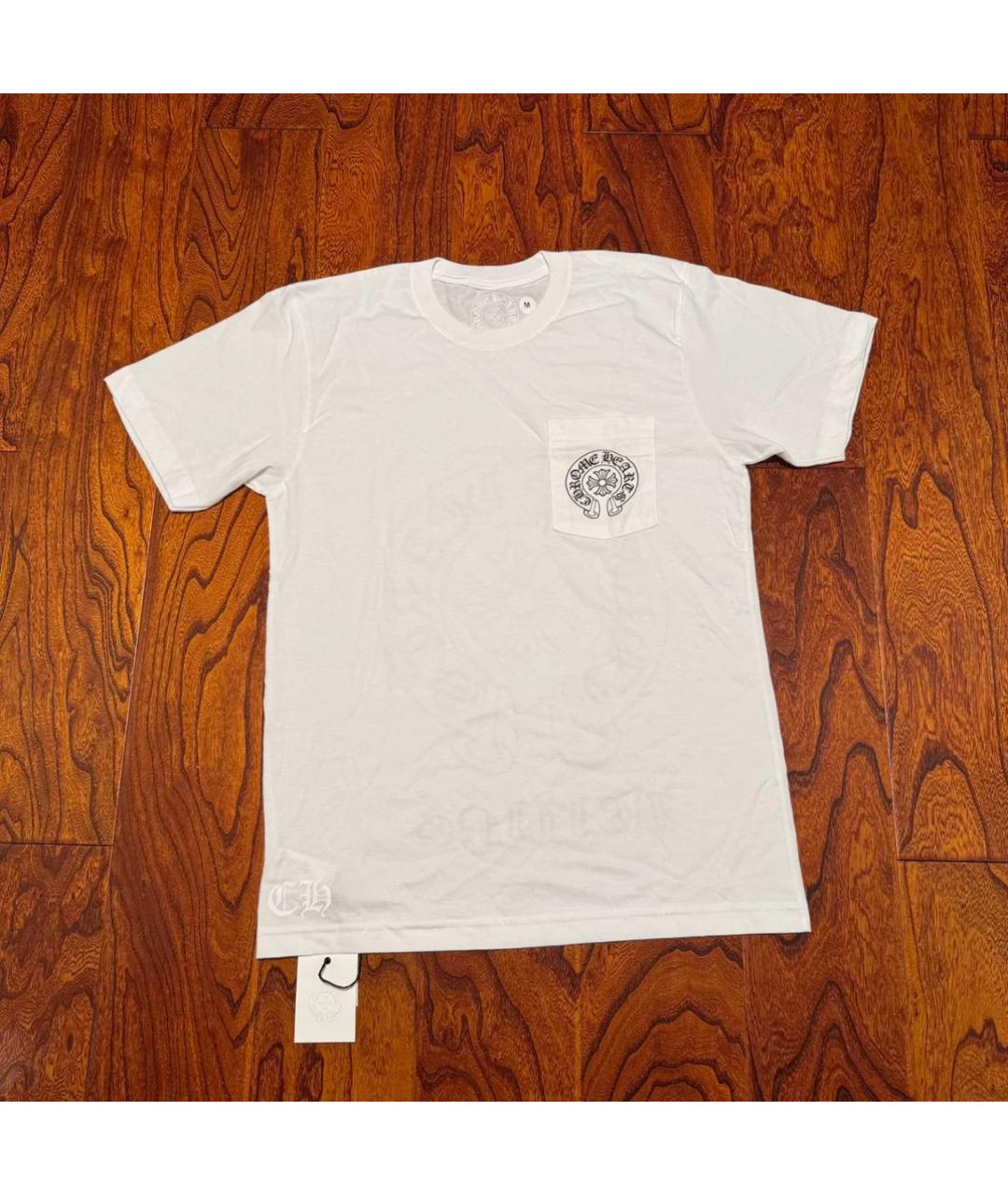 CHROME HEARTS Белая футболка, фото 4