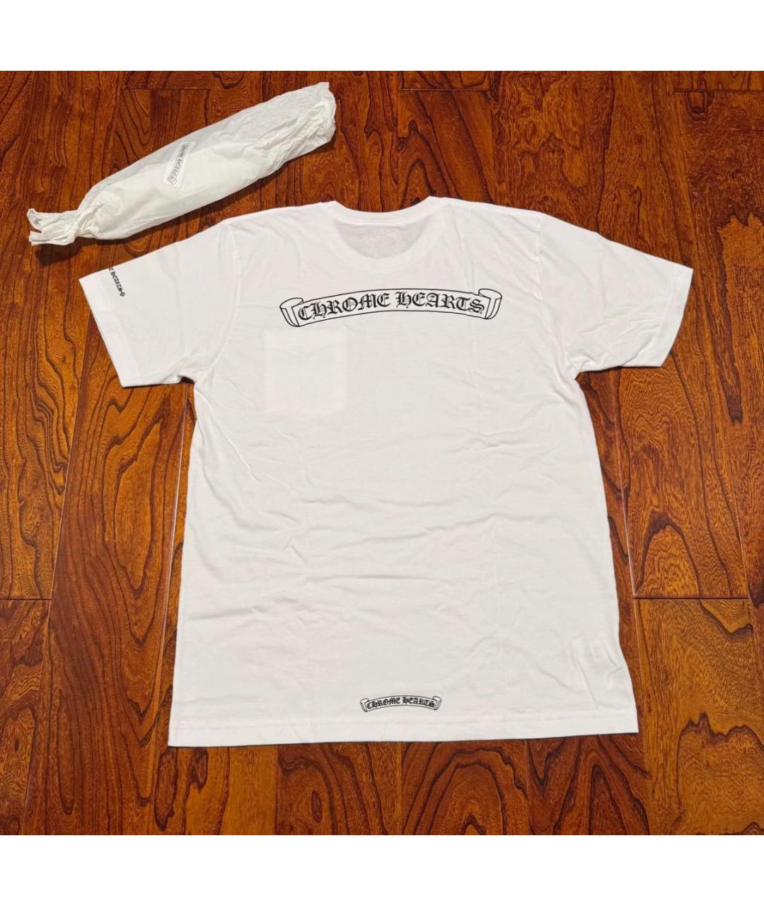 CHROME HEARTS Белая футболка, фото 7