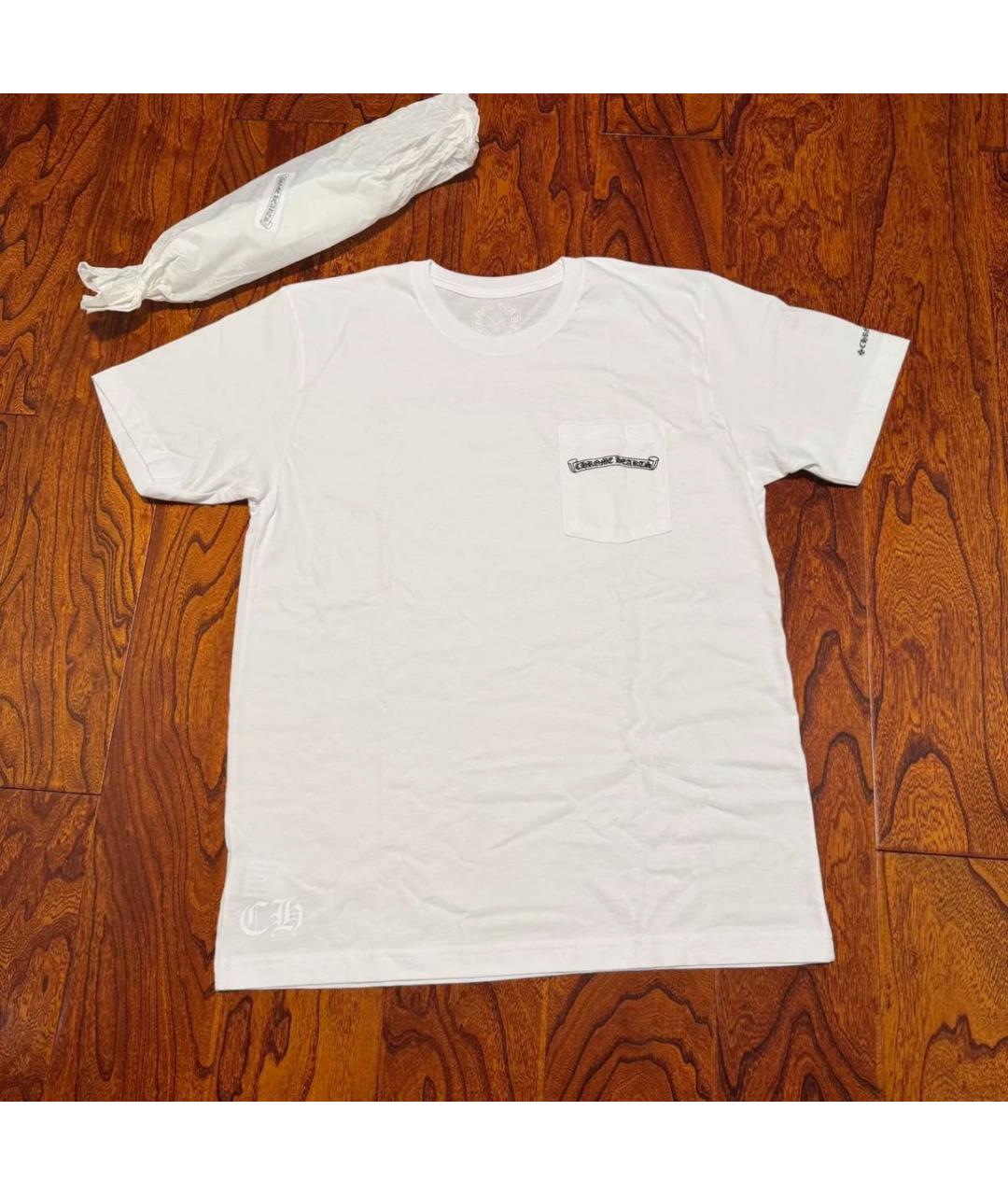 CHROME HEARTS Белая футболка, фото 4