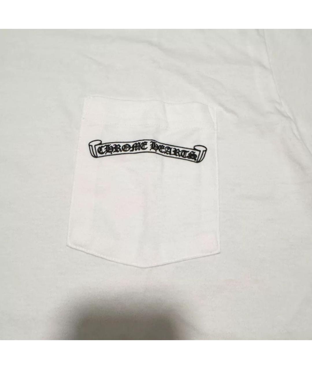 CHROME HEARTS Белая футболка, фото 3