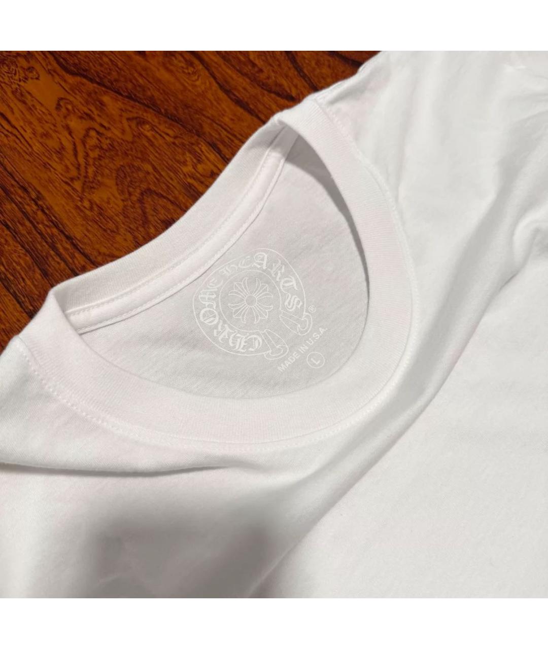 CHROME HEARTS Белая футболка, фото 2