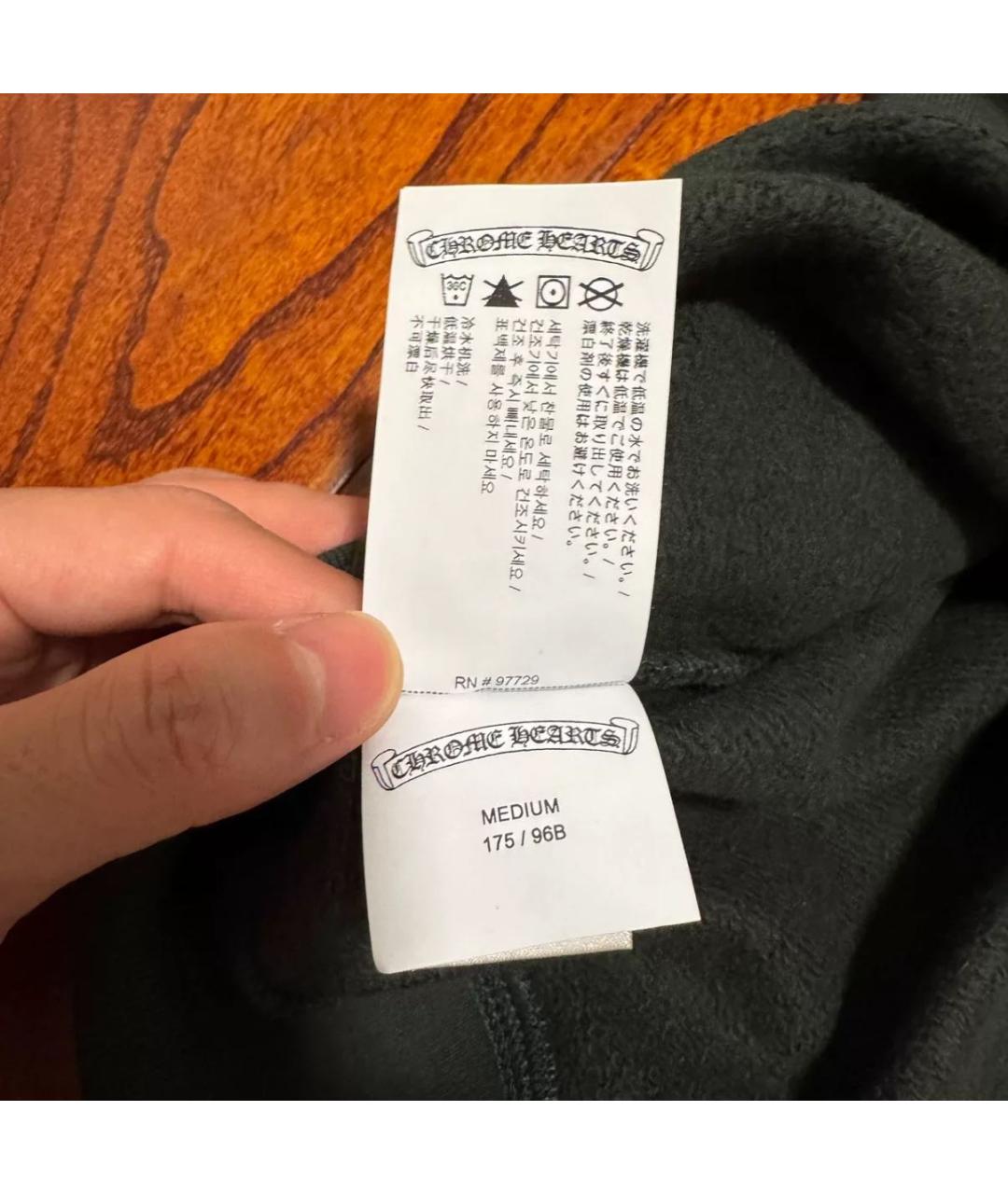 CHROME HEARTS Черная футболка, фото 7