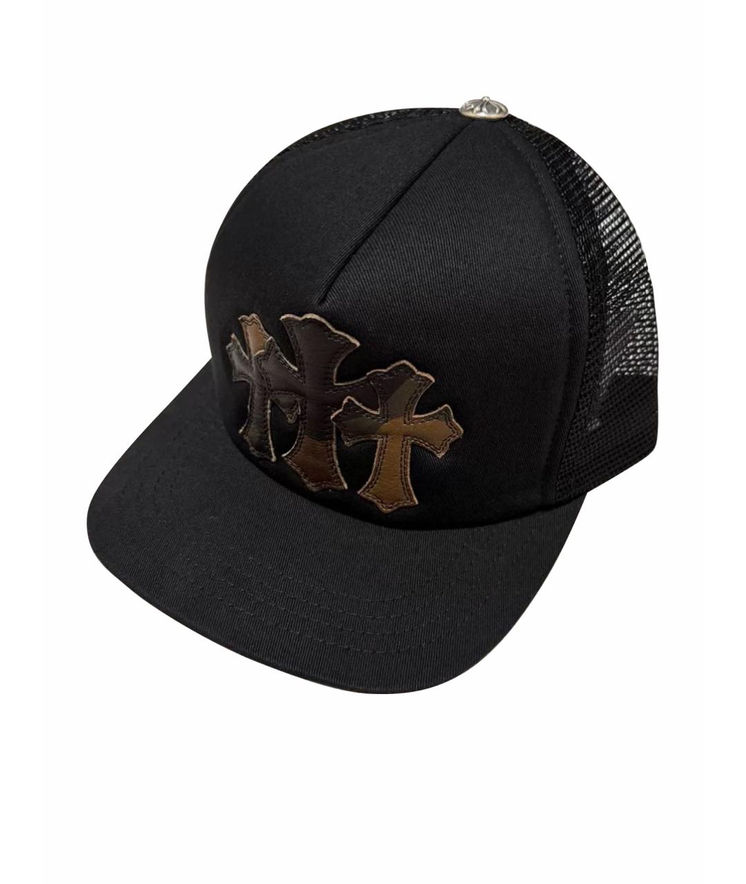 CHROME HEARTS Черная кепка/бейсболка, фото 1