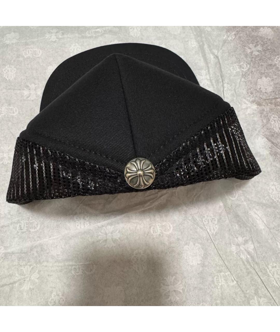 CHROME HEARTS Черная кепка/бейсболка, фото 3