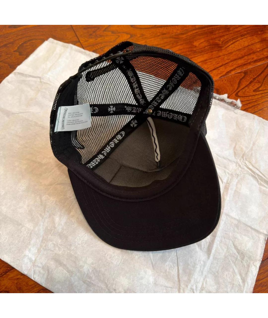 CHROME HEARTS Черная кепка/бейсболка, фото 5