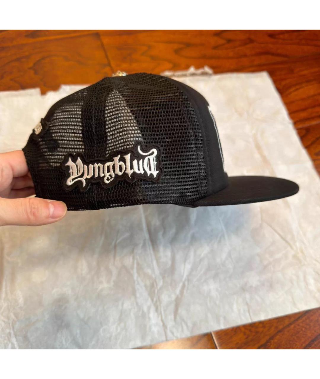 CHROME HEARTS Черная кепка/бейсболка, фото 2