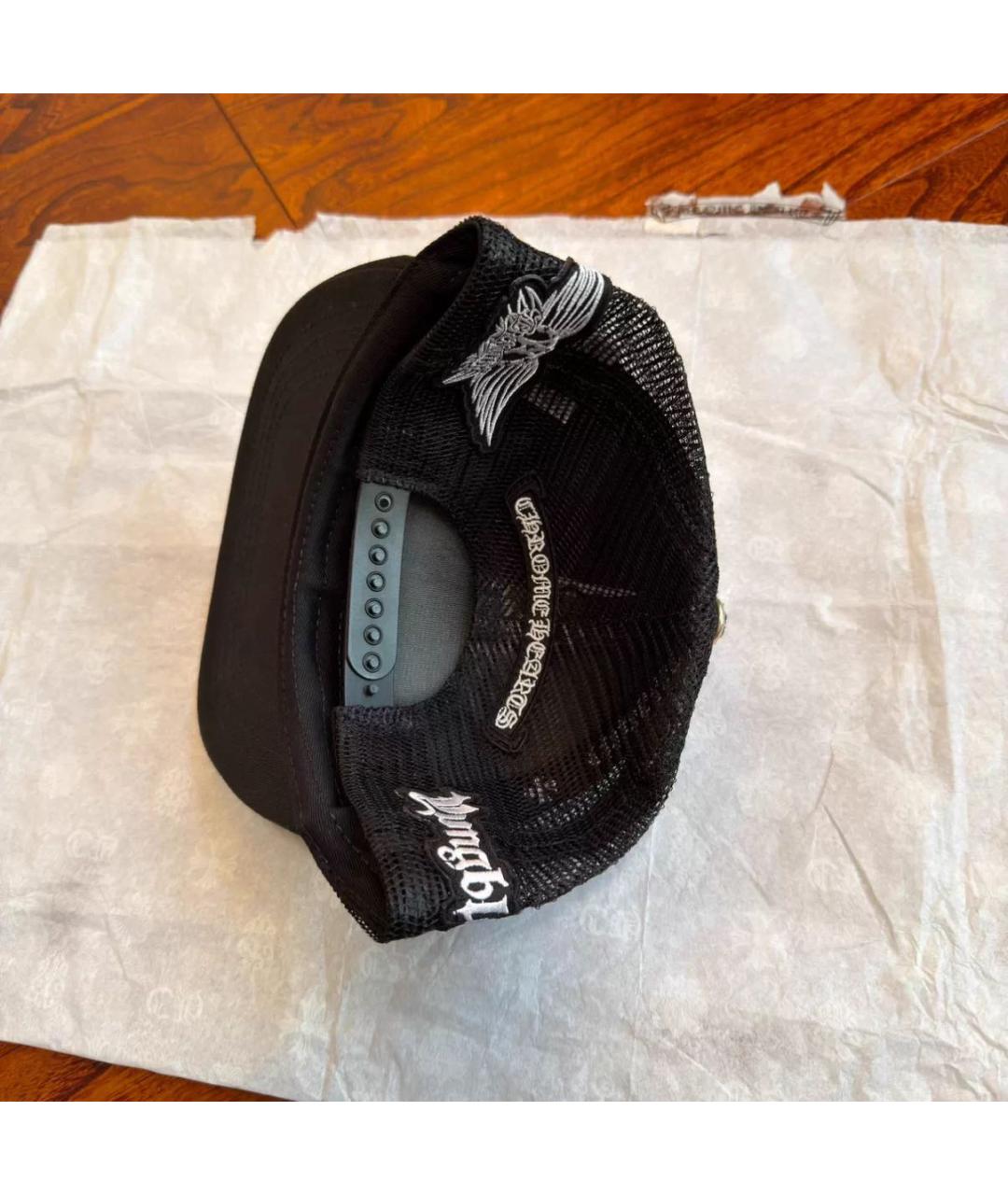CHROME HEARTS Черная кепка/бейсболка, фото 4
