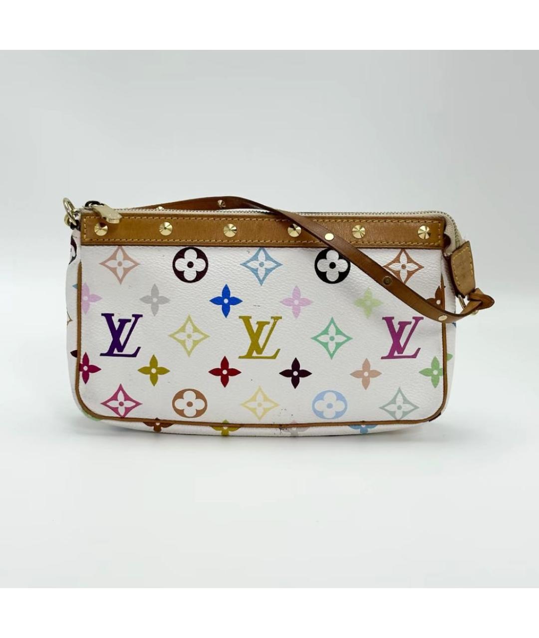 LOUIS VUITTON Белая сумка через плечо, фото 6