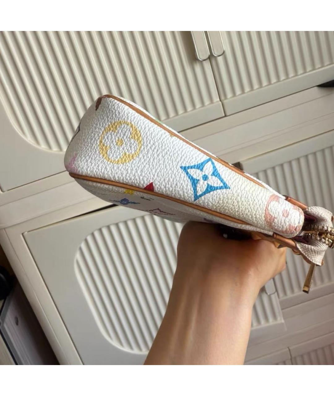 LOUIS VUITTON Белая сумка через плечо, фото 5