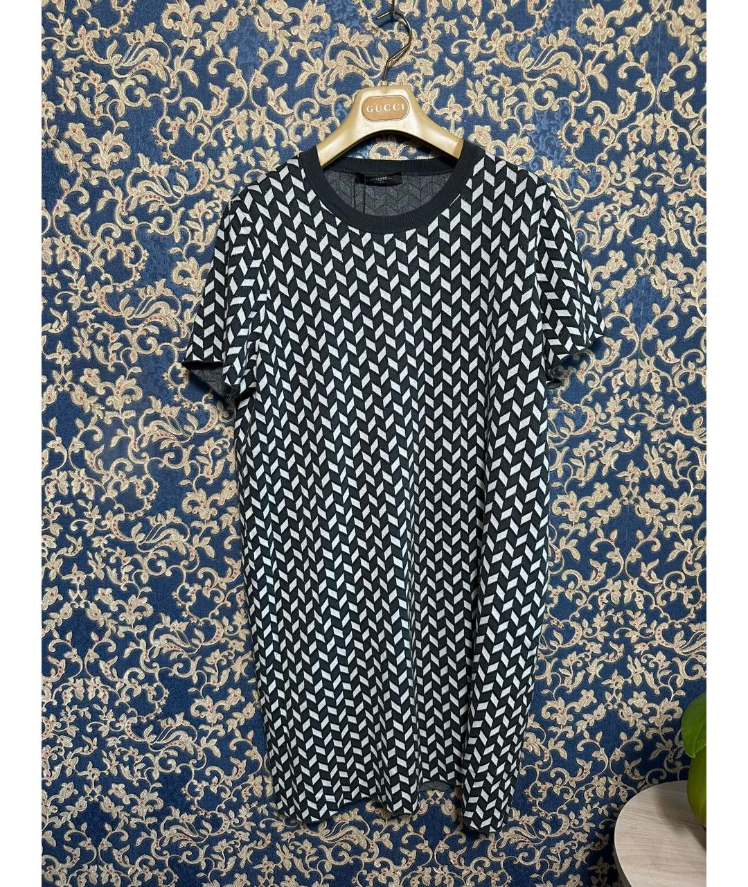 MAX MARA Антрацитовое вискозное повседневное платье, фото 3