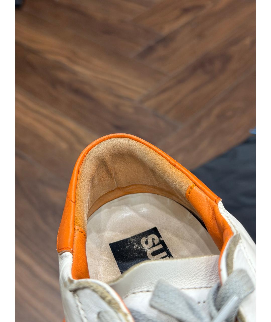 GOLDEN GOOSE DELUXE BRAND Белые кожаные кеды, фото 8