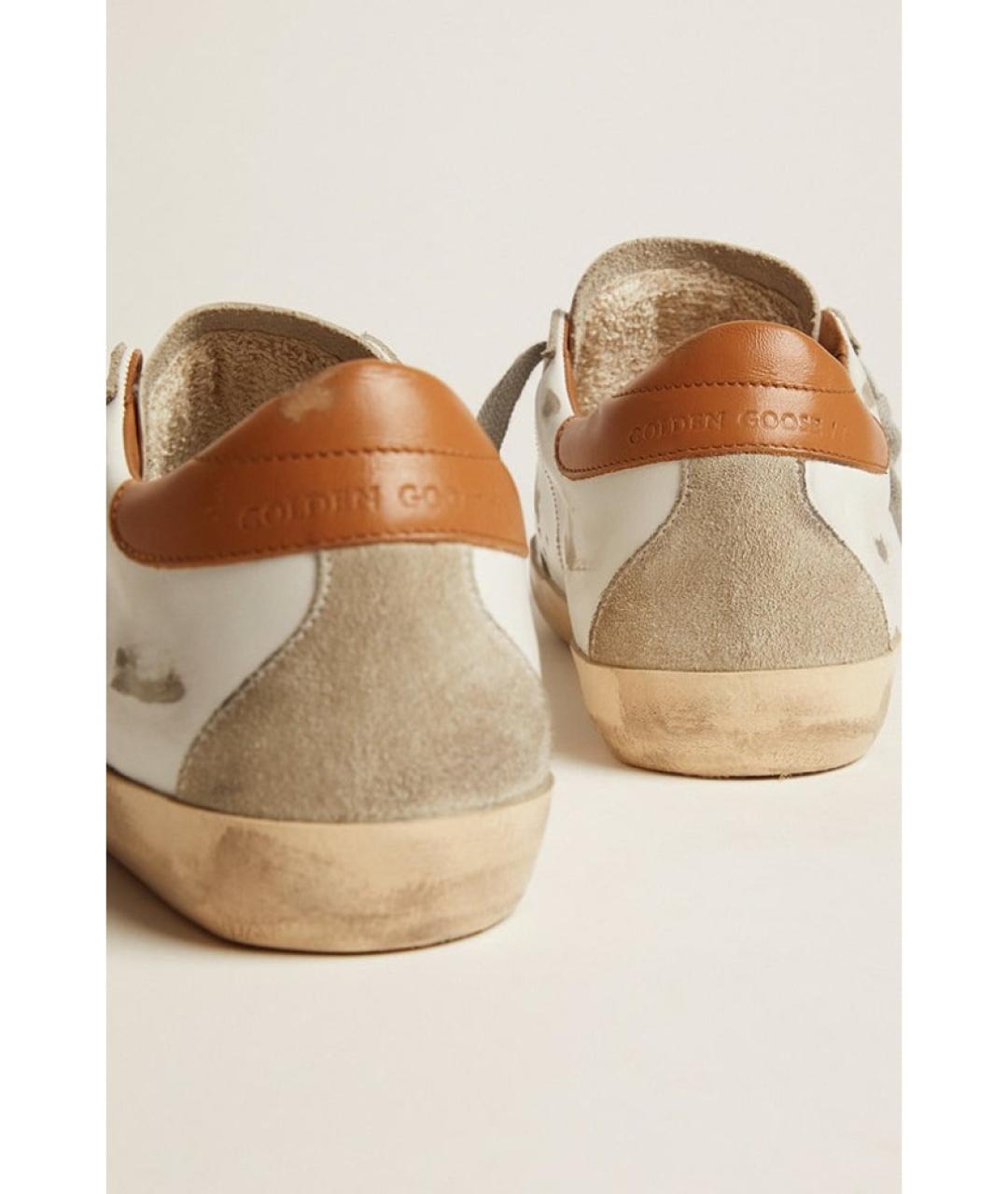 GOLDEN GOOSE DELUXE BRAND Белые кожаные кеды, фото 4