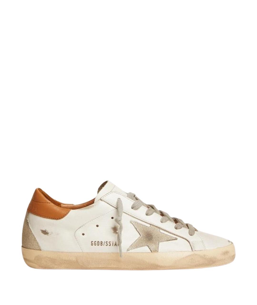 GOLDEN GOOSE DELUXE BRAND Белые кожаные кеды, фото 1