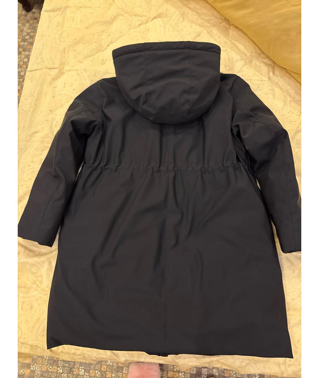 WEEKEND MAX MARA Черный полиамидовый пуховик, фото 2